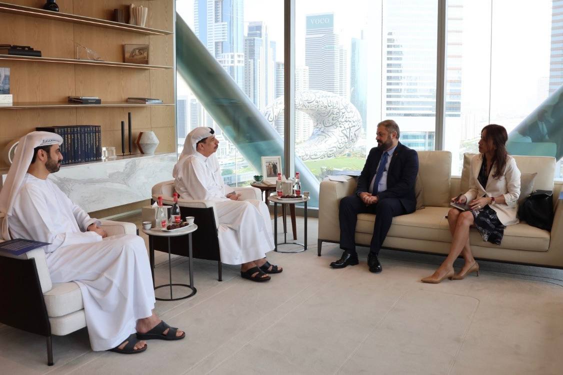 Papoyan discussed possibilities of establishing long-term cooperation with DP World in Dubai