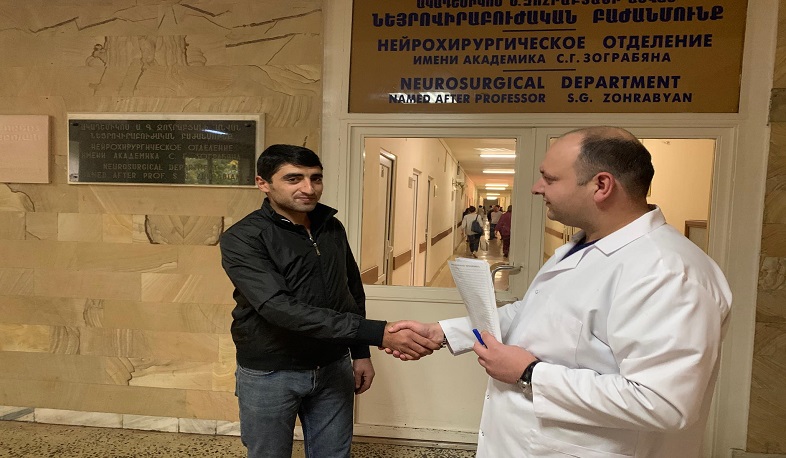 Վիրավոր ոստիկան Արմեն Հակոբյանը դուրս  է գրվել հիվանդանոցից