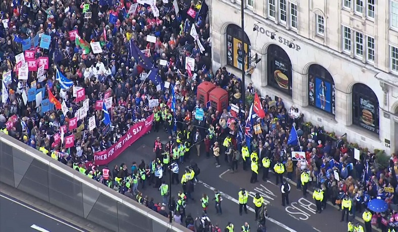 Բրիտանացի ցուցարարները Brexit-ի նոր հանրաքվե են պահանջում