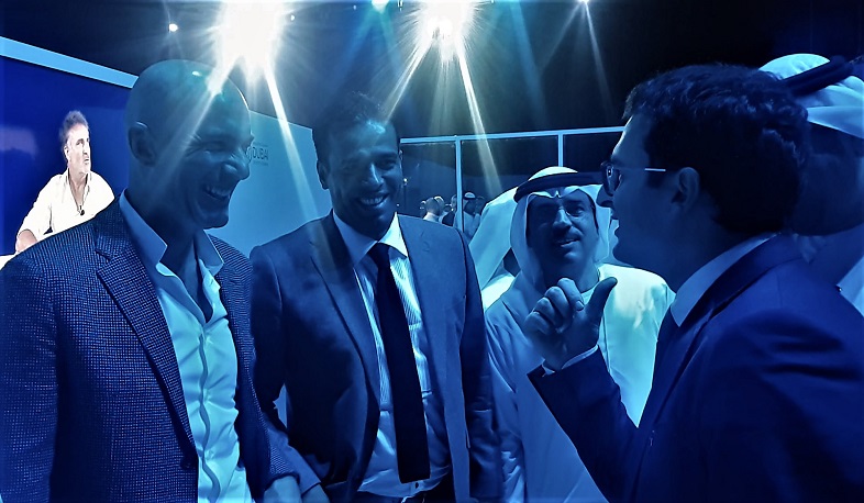 Hakob Arshakyan meets Zidane at Dubai conference