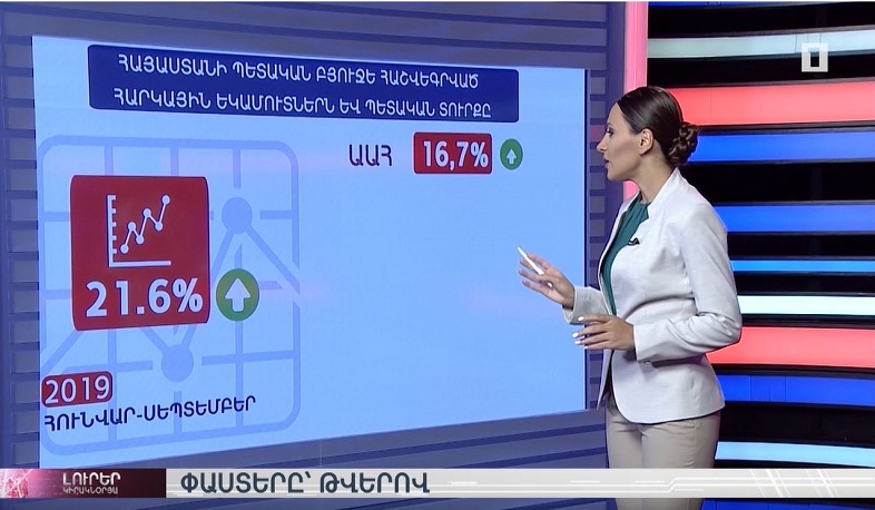 Բյուջեի եկամուտները, ԱԱՀ-ն և ոչ միայն... շաբաթվա թվերը՝ պատկերավոր