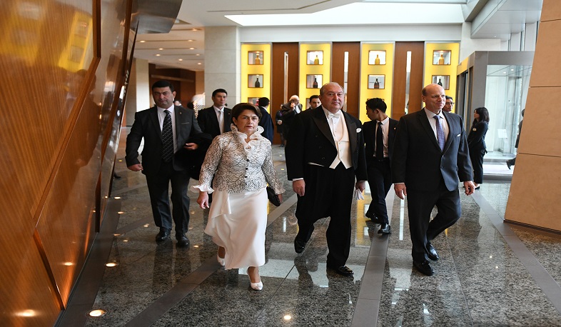 President Armen Sarkissian was present at Emperor Naruhito’s accession to the throne