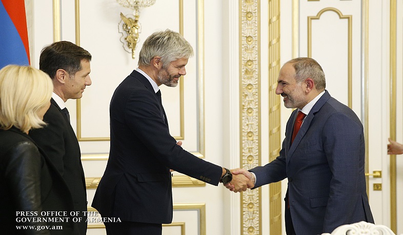 Վարչապետն ընդունել է Ֆրանսիայի Օվերն-Ռոն Ալպ շրջանային խորհրդի նախագահին