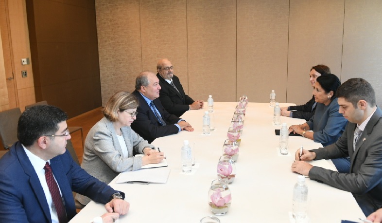 ՀՀ նախագահը  Տոկիոյում հանդիպել է Վրաստանի նախագահի հետ