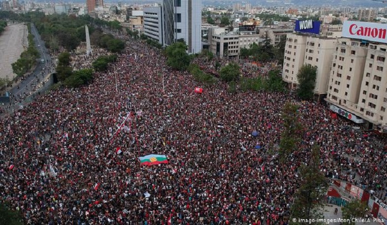 Չիլիում խաղաղ երթին մասնակցել է մեկ միլիոն մարդ