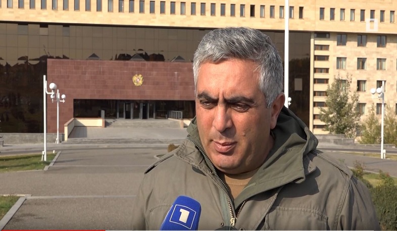 Adversary fired with large caliber machine guns: says Artsrun Hovhannisyan