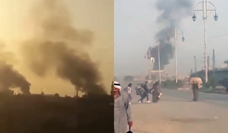 Քրդերը հրկիզում են արտամղված նավթը