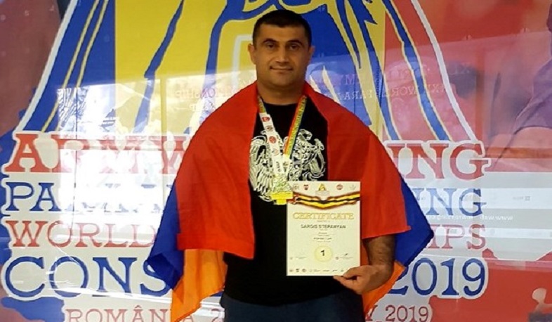 Sargis Stepanyan wins arm wrestling world champion title