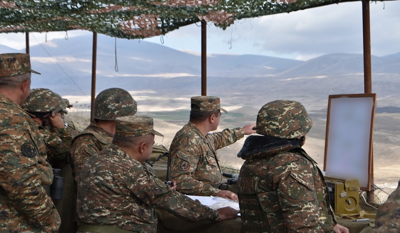 Անցկացվել է զորավարժություն՝ մարտական հրաձգությամբ. ՊՆ