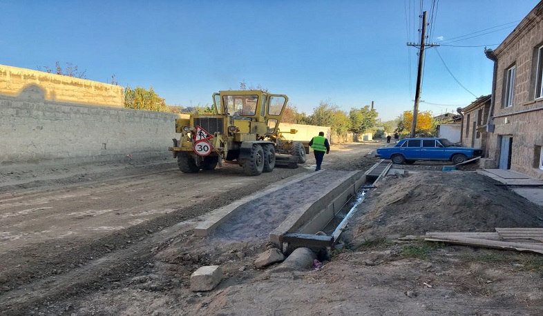 Արարատի մարզում վերականգնվում է 10 կմ երկարությամբ 5 ճանապարհ