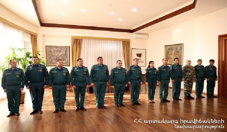 Աշխատակիցների ընդունելության և  կոչումների շնորհման արարողություն ԱԻՆ-ում