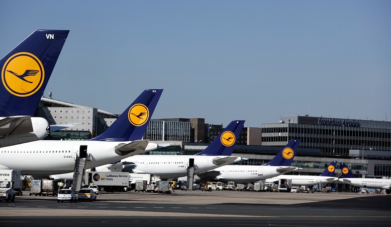 Lufthansa ավիաընկերության գործադուլի պատճառով չեղարկվել է 1300 չվերթ