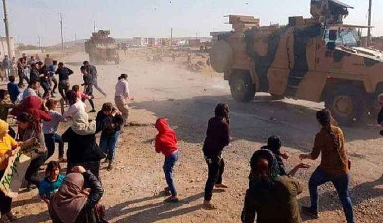 Սիրիայում քարեր են նետել ռուս-թուրքական ռազմական շարասյան ուղղությամբ