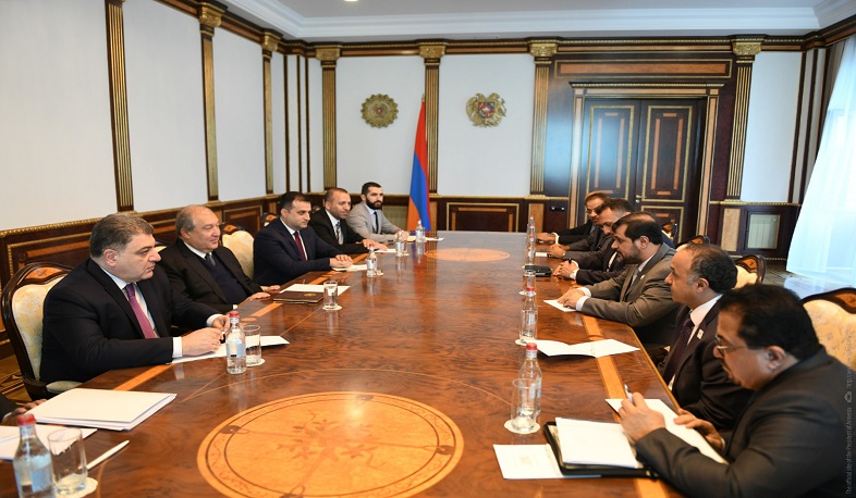 ՀՀ նախագահն ու էմիրաթական «Թավազուն» տնտեսական խորհրդի ղեկավարները քննարկել են գործակցության հեռանկարները
