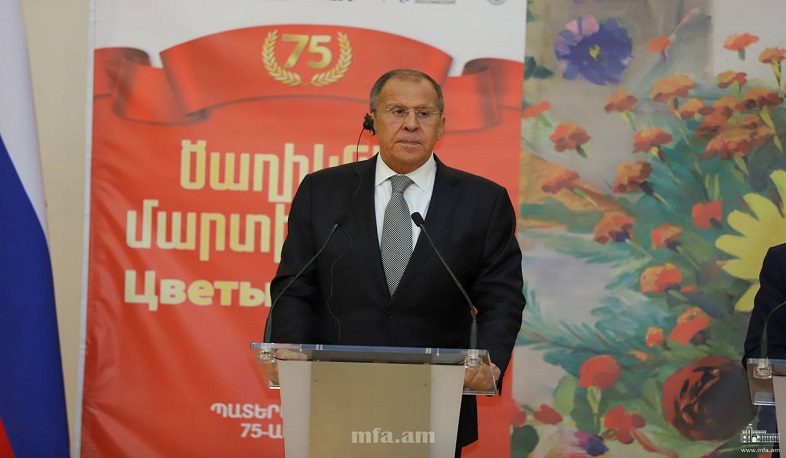 Մոսկվան բարձր է գնահատում Երևանի մշտական ուշադրությունը՝ Հայրենական Մեծ պատերազմի հիշատակի պահպանման հարցում․ Լավրով