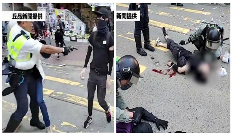 Հրազենի կիրառման երրորդ դեպքը Հոնկոնգում