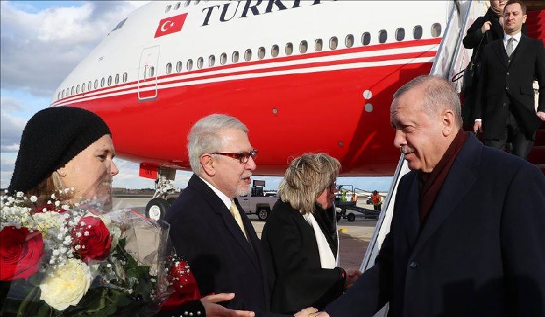 Երկօրյա այցով Վաշինգտոն է ժամանել Թուրքիայի նախագահ Ռեջեփ Թայիփ Էրդողանը
