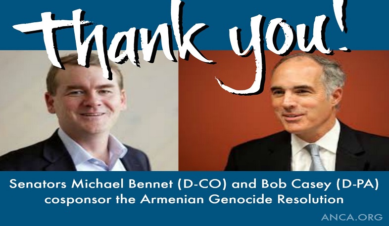 Եվս երկու սենատոր իրենց աջակցությունն են հայտնել Հայոց ցեղասպանության ճանաչման բանաձևին