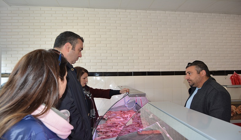 Fresh meat sale stopped in Khorenatsi Street pavilion