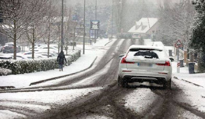 Ձնաբուք Ֆրանսիայի հարավ-արևելքում
