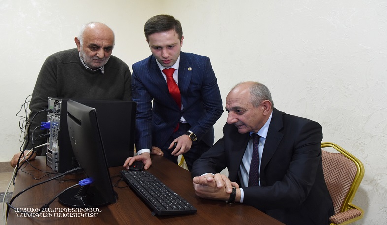 Բակո Սահակյանը ներկա է եղել «Մատենադարան-Գանձասար» գրադարանի բացմանը