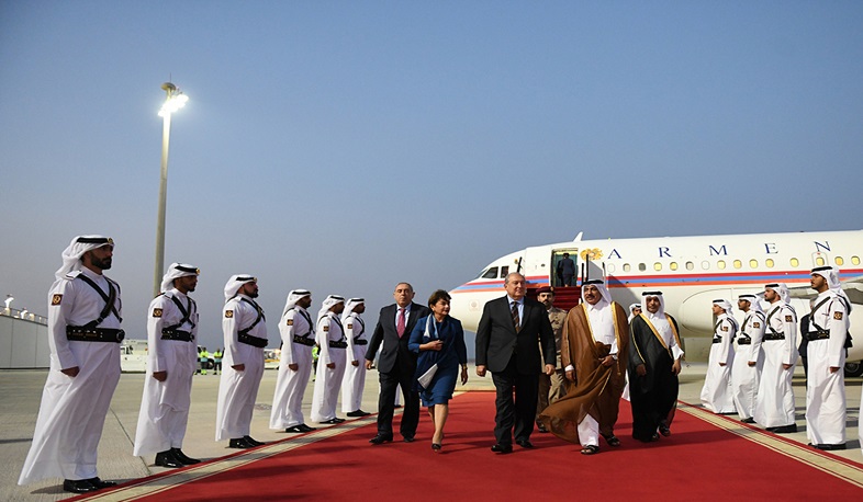 Նախագահ Արմեն Սարգսյանը պաշտոնական այցով ժամանել է Կատարի Պետություն