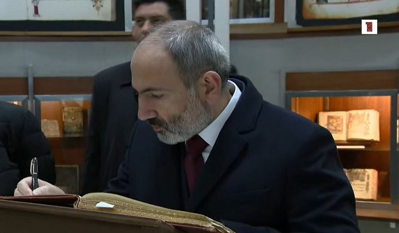 Նիկոլ Փաշինյանն այցելել է Վենետիկի Սուրբ Ղազար կղզի