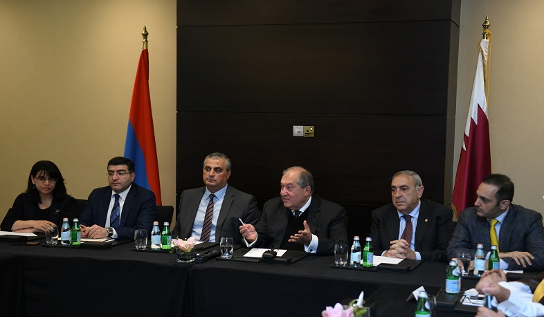 Նախագահը կատարցի գործարարներին հրավիրել է ներդրումներ կատարել Հայաստանում