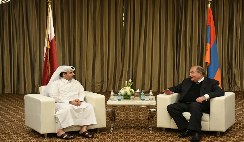 Արմեն Սարգսյանը հանդիպել է Կատարի Շրջակա միջավայրի հարցերով նախարարի հետ