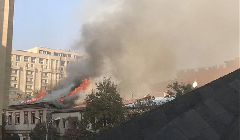 «Դոլմամա» ռեստորանի տանիքում բռնկված հրդեհը մեկուսացվել է