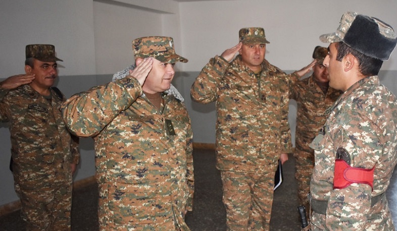 ԶՈՒ գլխավոր շտաբի պետն այցելել է սահմանային զորամաս