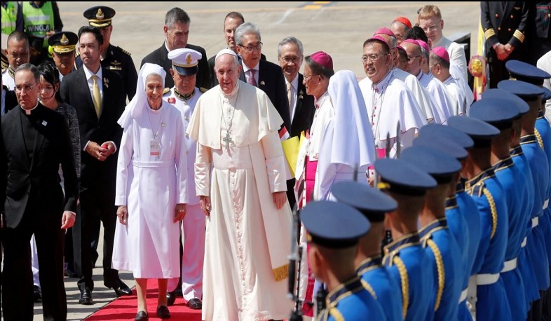 Հռոմի պապ Ֆրանցիսկոսը Ճապոնիայում է
