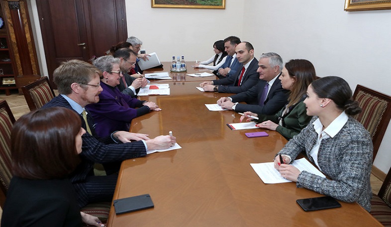 Մհեր Գրիգորյանն ընդունել է ԵՄ ներկայացուցիչներին