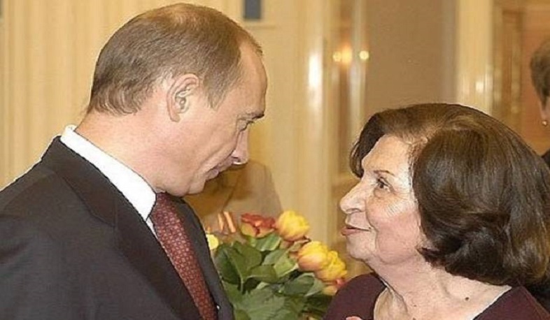Putin extends condolences on passing of Gohar Vardanyan