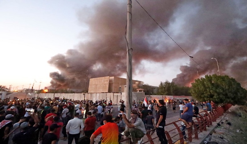 Իրաքում ցուցարարները հրդեհել են Իրանի հյուպատոսարանը