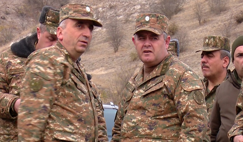 ՀՀ ԶՈՒ գլխավոր շտաբի պետն այցելել է ՊԲ ռազմական օբյեկտներ