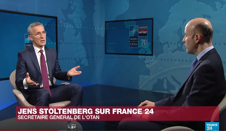 Մինչ մենք միասին ենք, ապահով ենք. Յենս Ստոլտենբերգը՝ France 24-ի եթերում