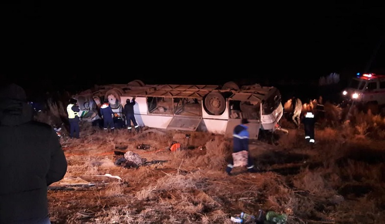 Ղազախստանում ուղևորատար ավտոբուս է վթարի ենթարկվել, կա 4 զոհ