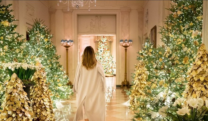 Սպիտակ տունը պատրաստ է Սուրբծննդյան տոներին