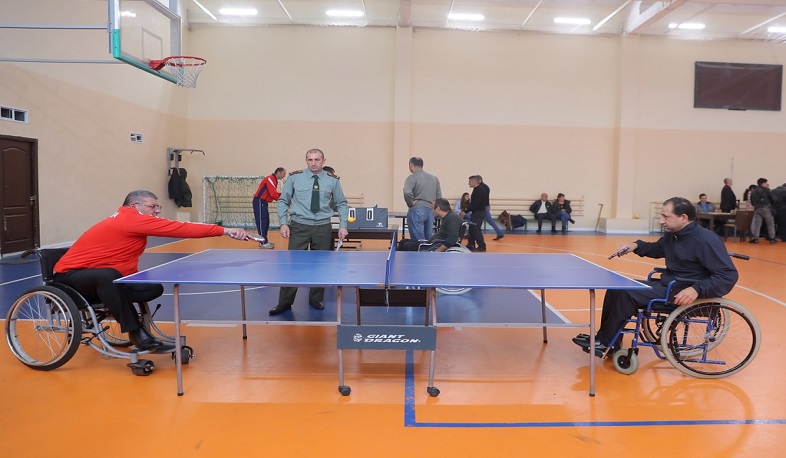 Մարզական միջոցառում ՊՆ-ում՝ զինհաշմանդամների մասնակցությամբ