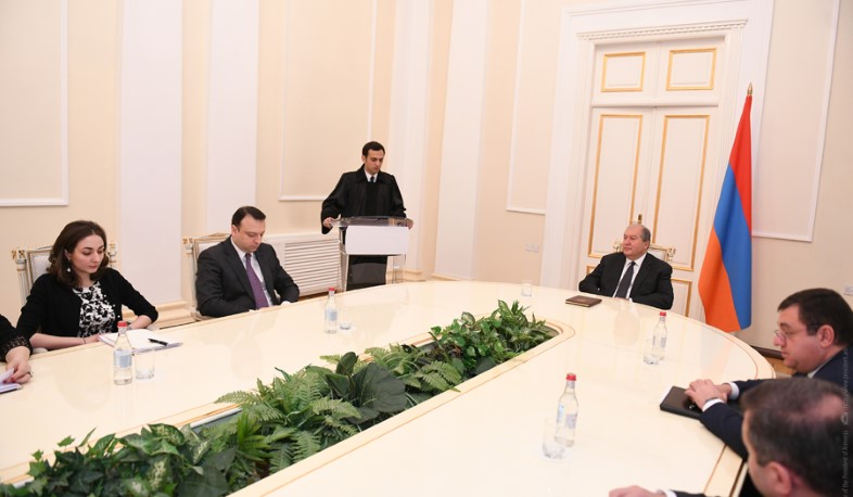 Նախագահականում տեղի է ունեցել դատավորների երդման արարողություն