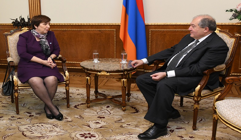 Արմեն Սարգսյանը հյուրընկալել է Հայաստանում ՅՈՒՆԻՍԵՖ-ի ներկայացուցիչներին