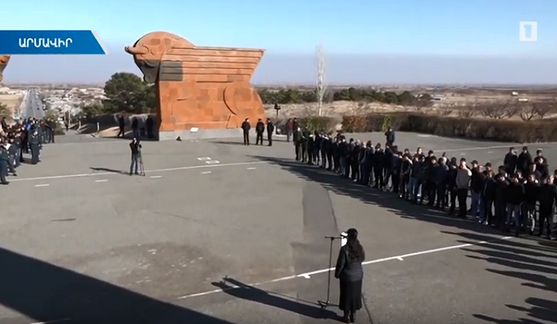 Արմավիրցի երիտասարդների համար ձմեռային զորակոչը մեկնարկեց Սարդարապատից