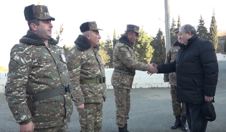 Արմեն Սարգսյանն աշխատանքային այցով Արցախում է