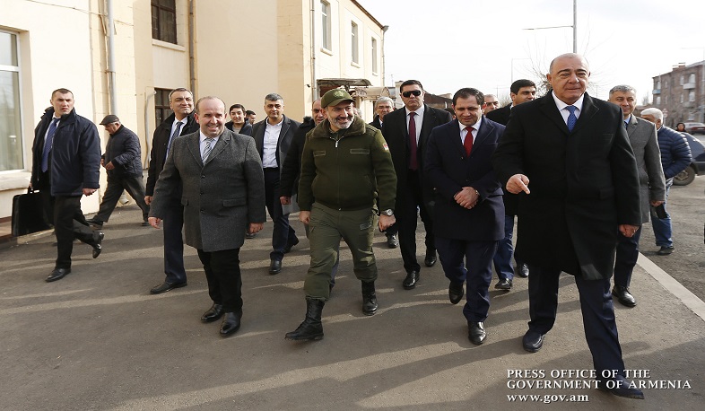Վարչապետն աշխատանքային այց է կատարել Գյումրի