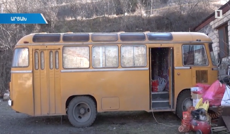 Հեքիաթային ավտոբուս-տնակ Արցախում