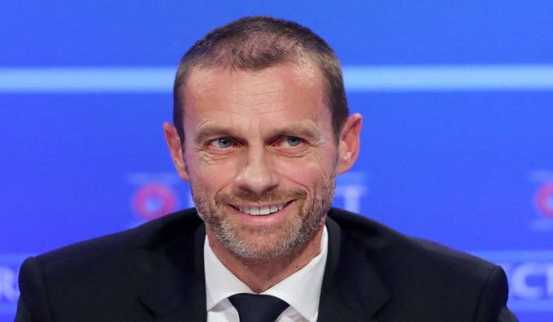 ՈՒԵՖԱ-ի նախագահը շնորհավորել է Արմեն Մելիքբեկյանին ՀՖՖ նախագահ ընտրվելու կապակցությամբ