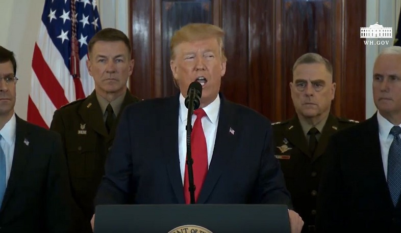 Թրամփի ուղերձը ամերիկացիներին, Իրանին, դաշնակիցներին և ամբողջ աշխարհին