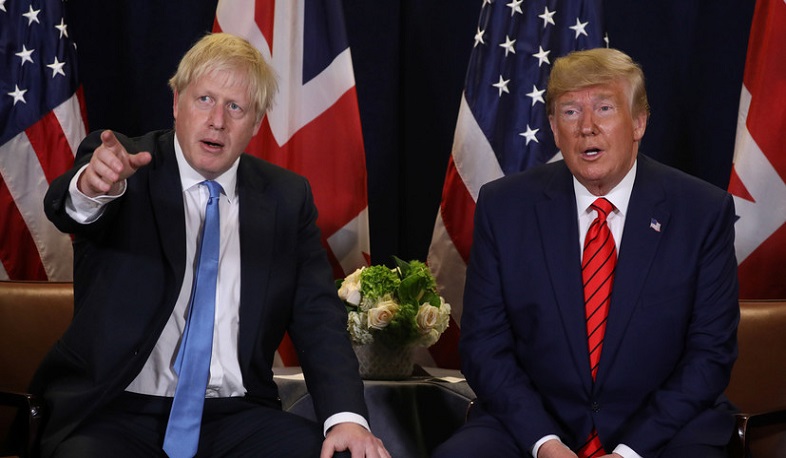 Դոնալդ Թրամփն ու Բորիս Ջոնսոնը հեռախոսազրույց են ունեցել
