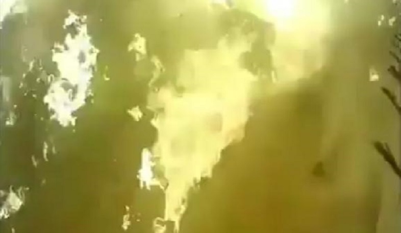 Ուկրաինական օդանավի անկման առաջին տեսագրությունը